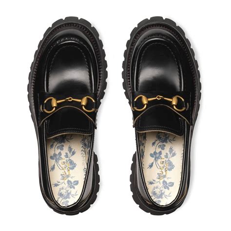 gucci lug sole boots|comfortable lug sole loafer.